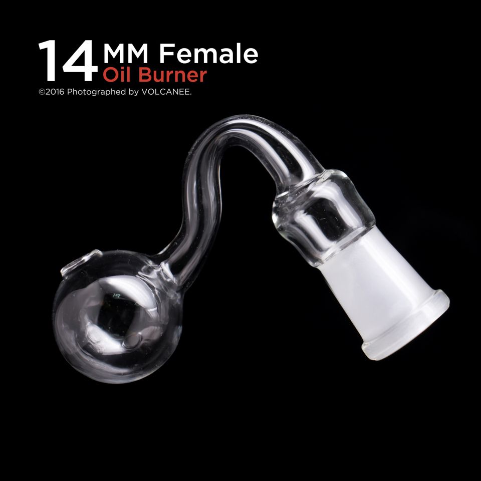 2018 2017 Glass Oil Burner Pipes Pyrex Oil Burner Pipe 10mm 14mm 18mm