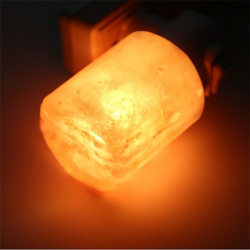 2017 Mini Hand Carved Natural Crystal Himalayan Salt Lamp Night Light 360 Degrees Unique Make ...