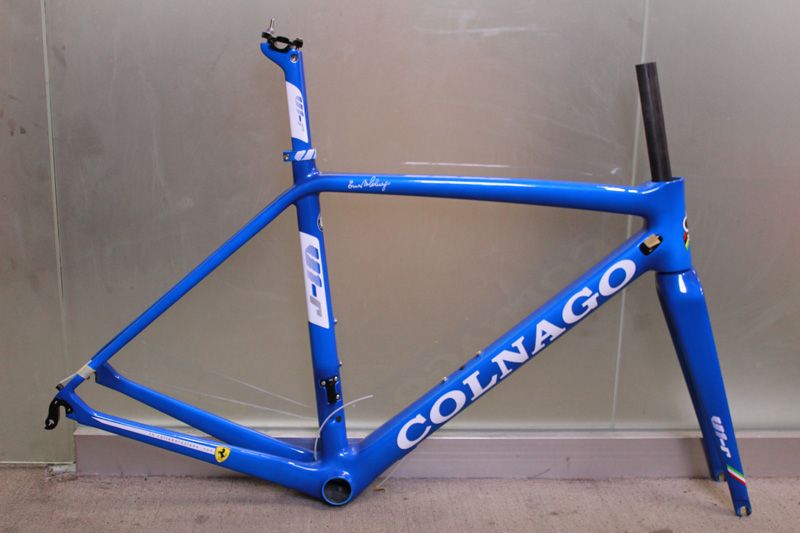 Bule Painting Colnago V1r Road Bike Carbon Frame Full Carbon Fiber Road