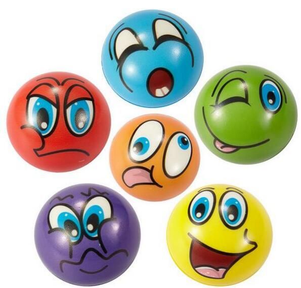 Best Emoji Face Squeeze Balls, Soft Pu Relieve Stress Novelty Relax
