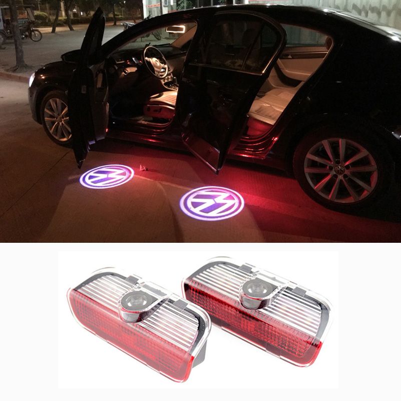 2018 Car Led Door Welcome Light Vw Logo Projector For Vw ...