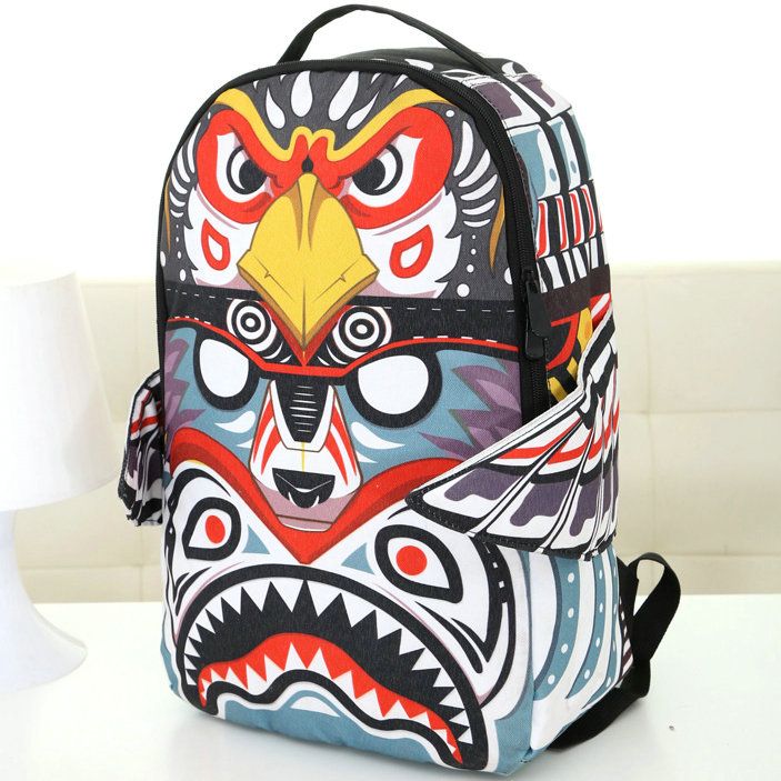 Sprayground Backpack Cool Wing Daypack Street Rock Schoolbag Spray