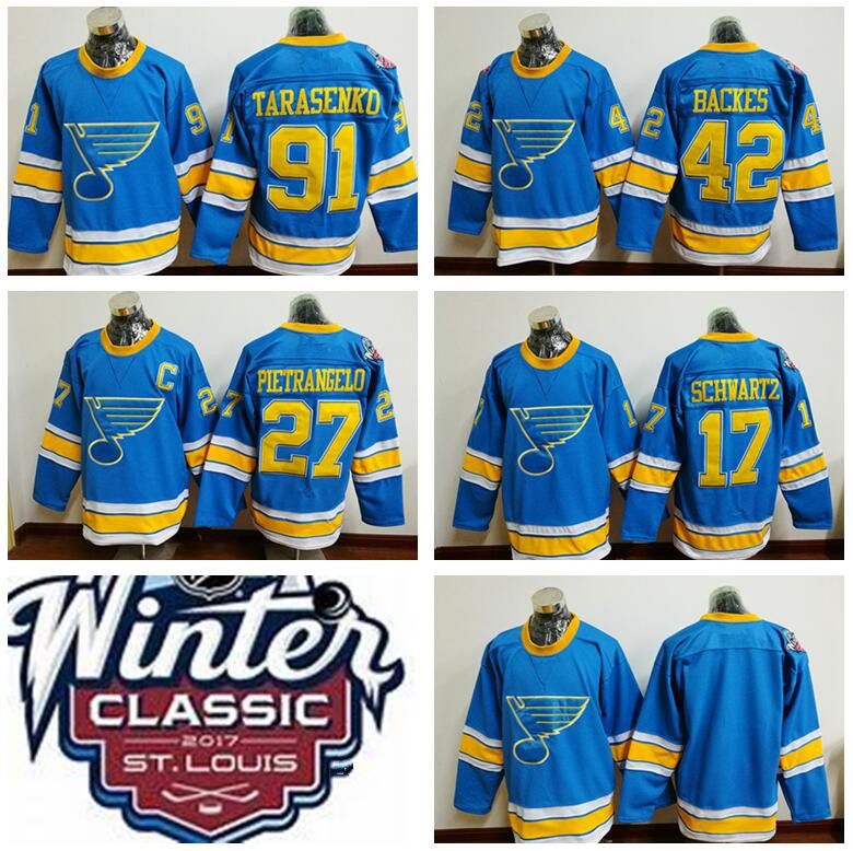 2017 Ice Hockey 2017 Winter Classic Jerseys St. Louis Blues 91 Vladimir