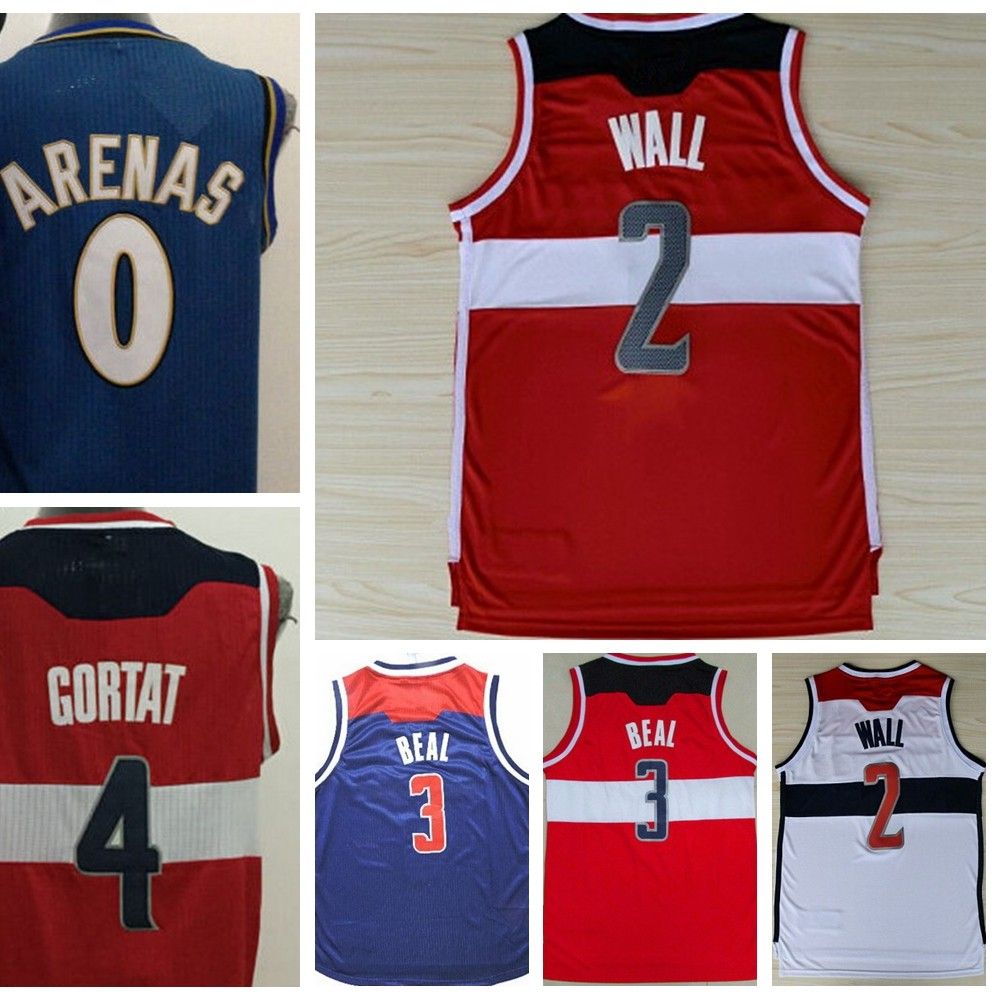 2017 0 Gilbert Arenas Jersey Throwback Uniforms 2 John Wall Basketball