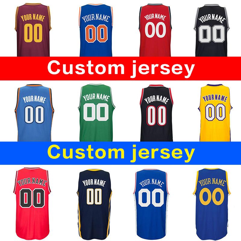 2017 Personalized Or Customized Men'S Basketball Jerseys,Custom Any