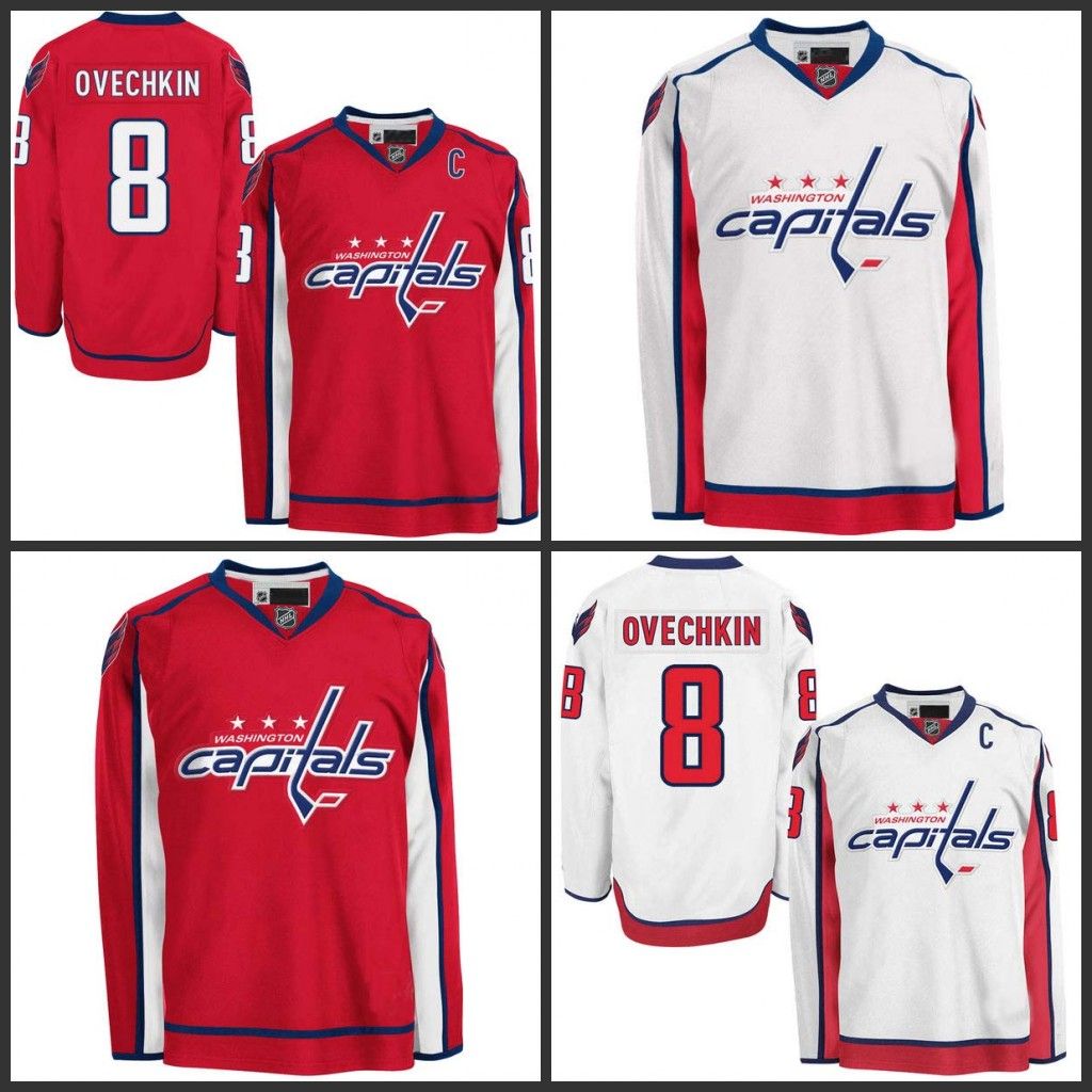 2017 Washington Capitals Hockey Jerseys 8 Alex Ovechkin 43 Tom Wilson