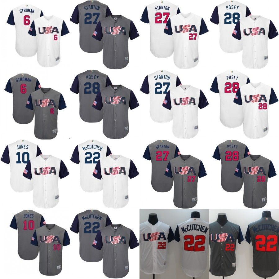 2017 2017 Usa World Baseball Classic Wbc Jersey Marcus Stroman Adam