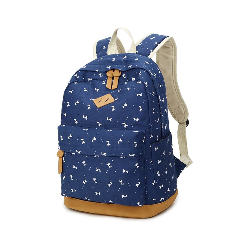 2017 Cute Animal Print Womens Floral Canvas Backpacks For Girls ... 2017 Cute Animal Print Womens Floral Canvas Backpacks For Girls ...