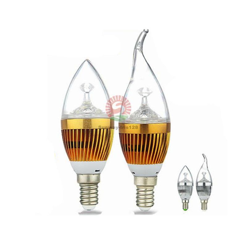 E12 E14 E27 Cree Led Candle Light Bulbs 4w 8w 12w Dimmable Led