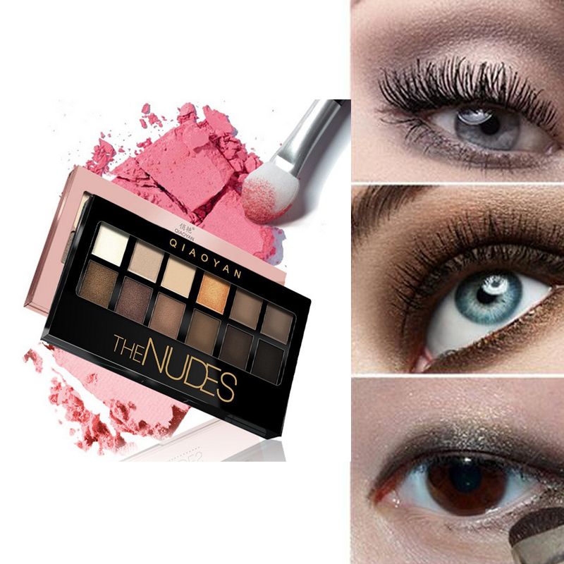 Wholesale Cosmetic Matte Eye Shadow Make Up Set Nudes Naked Pallete
