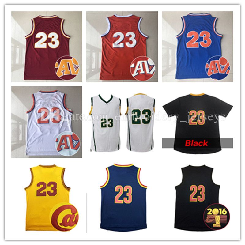 2017 Cheap Men'S Jersey 23 Stitched Throwback Lbj Basketball Jerseys