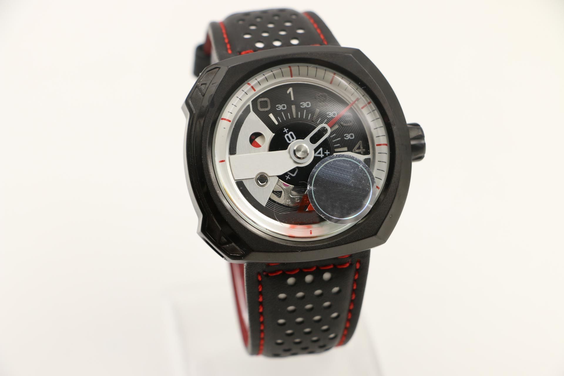 50mm Fashion Big Dial Square Watchcase Industrial Essence Quartz