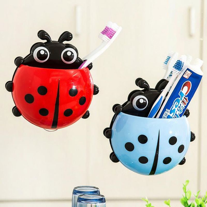 2017 ladybug sucker toothbrush holder suction 2017 ladybug sucker toothbrush holder suction