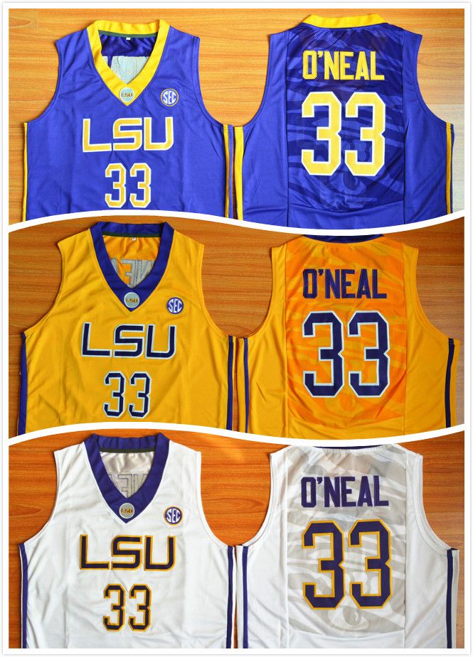 2017 Lsu Tigers Purple Mens College Basketball Elite Jersey 33