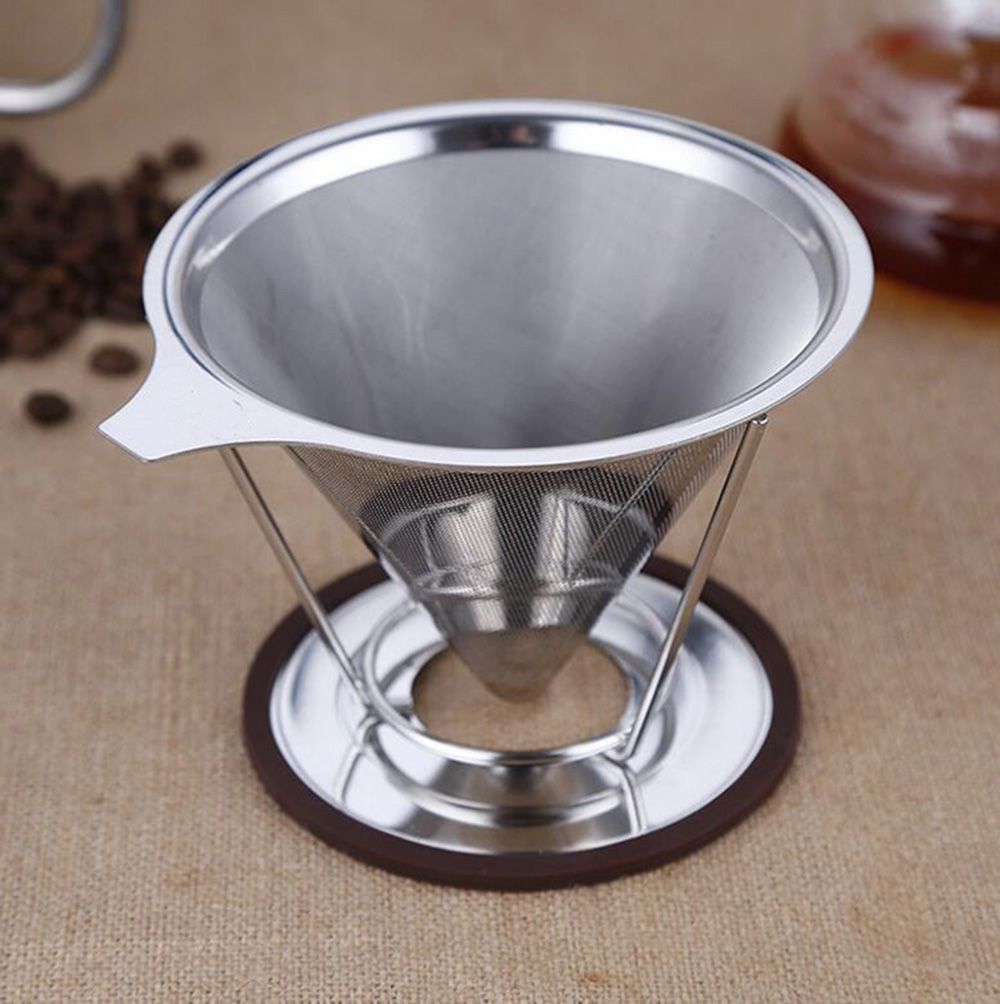 coffee dripper filter cup 5cups percolators filter with stand drip