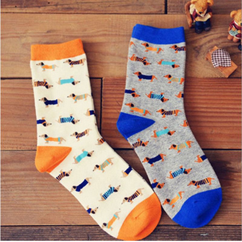 2016 Newly Spring And Winter Cotton Wiener Dog Pattern Socks See larger image - 2016 Newly Spring And Winter Cotton Wiener Dog Pattern Socks