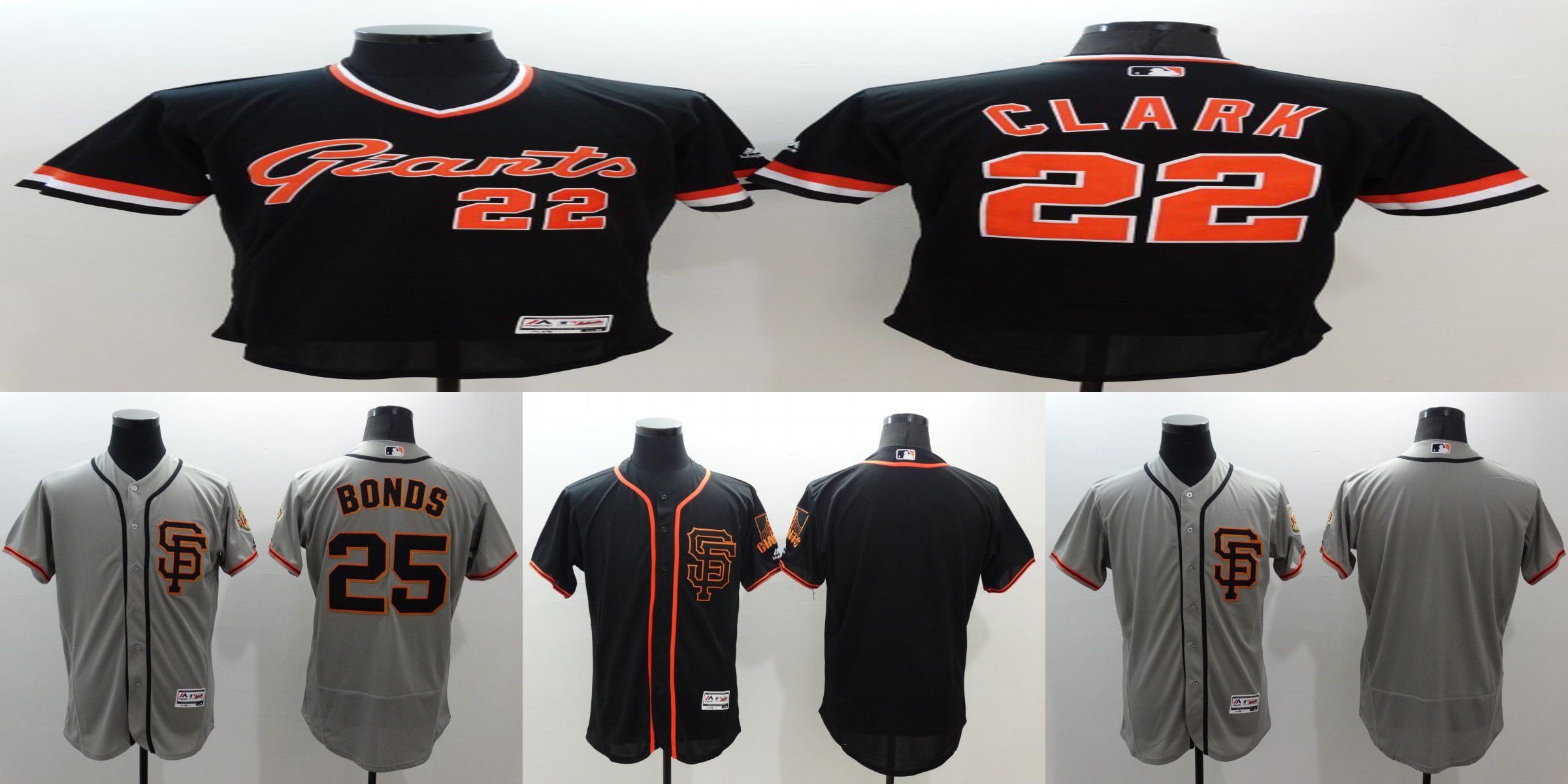 San Francisco Giants Will Clark Jersey www.dhgate.com
