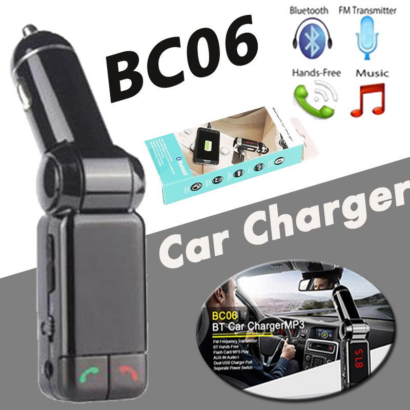 Bc06 Bluetooth Mp3 Car Charger Bt Wide Use Wireless Music Player Bc 06