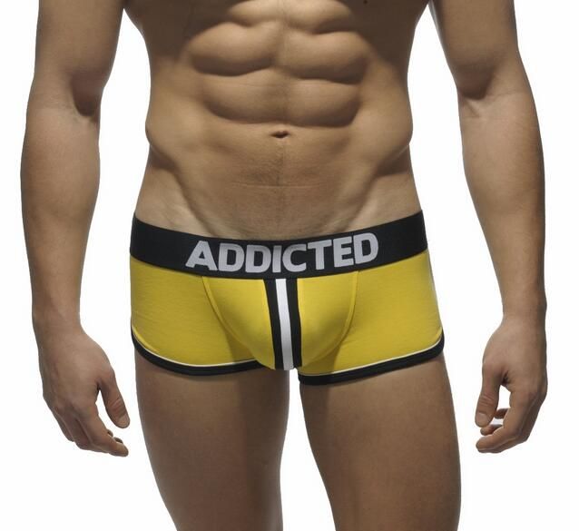 2017 Addicted Mens Underwear.Add Mans Cotton Underpants,Buttocks Boxer