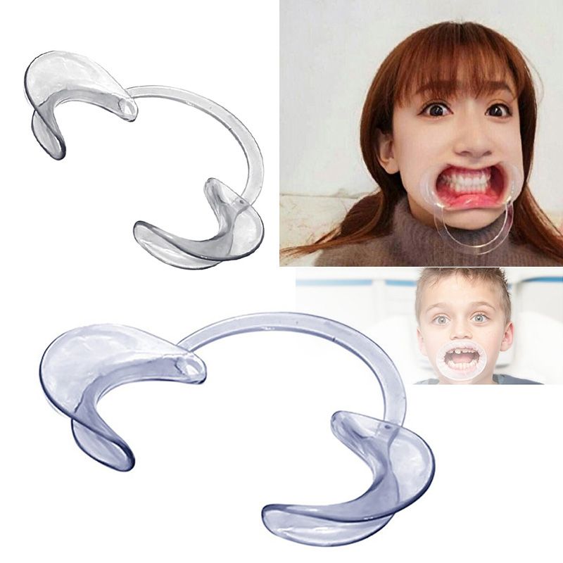 C Type Autoclavable Dental Mouth Opener Teeth Whitening Cheek