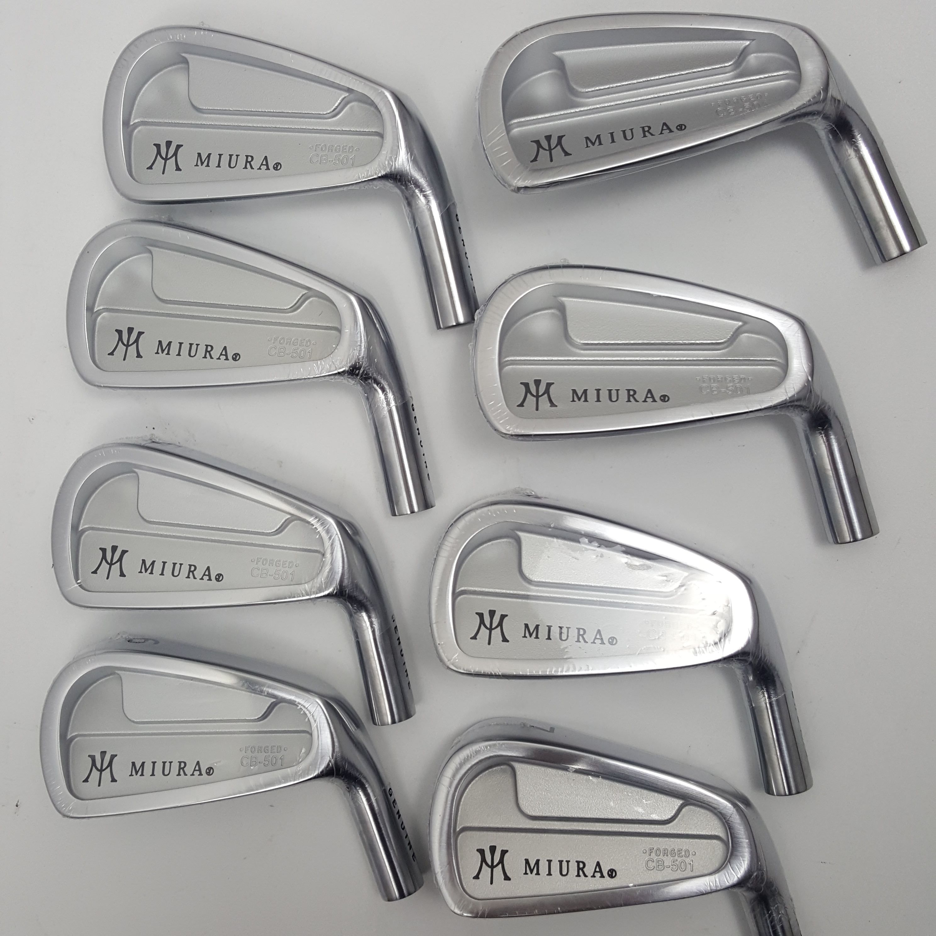 2017 New Mens Golf Heads Miura Cb 501 Golf Irons Head Set 3 9p Golf