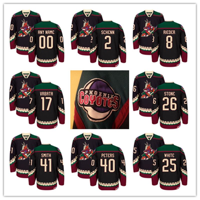 Throwback Jersey Arizona Coyotes Hockey Jerseys 17 Radim Vrbata 41 Mike Smith 35 Louis