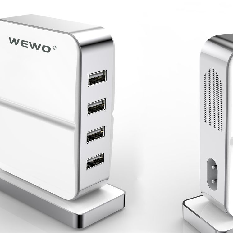 Best Portable Cell Phones Charger 6a 4 Ports Eu Usa Uk Plugs Iq