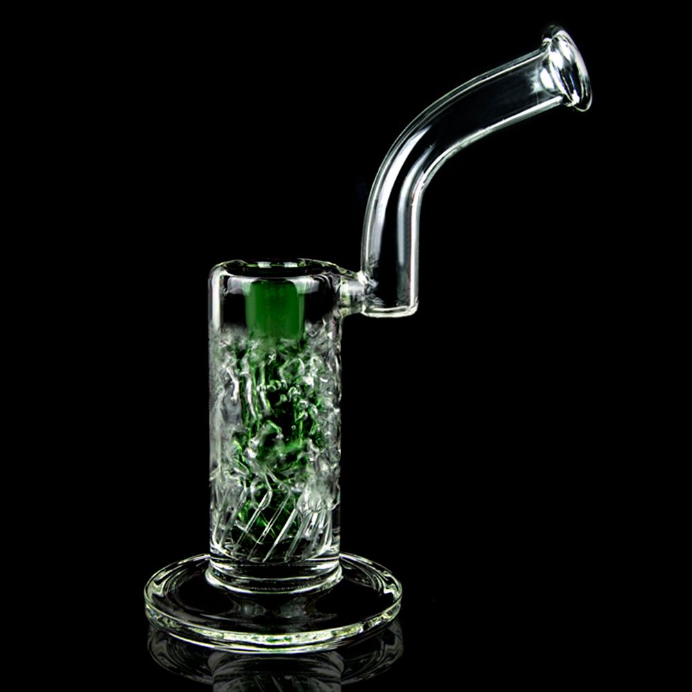 Best 8 Inch Glass Bong Glass Percolator Bongs 18.8mm Smoking Pipes Use