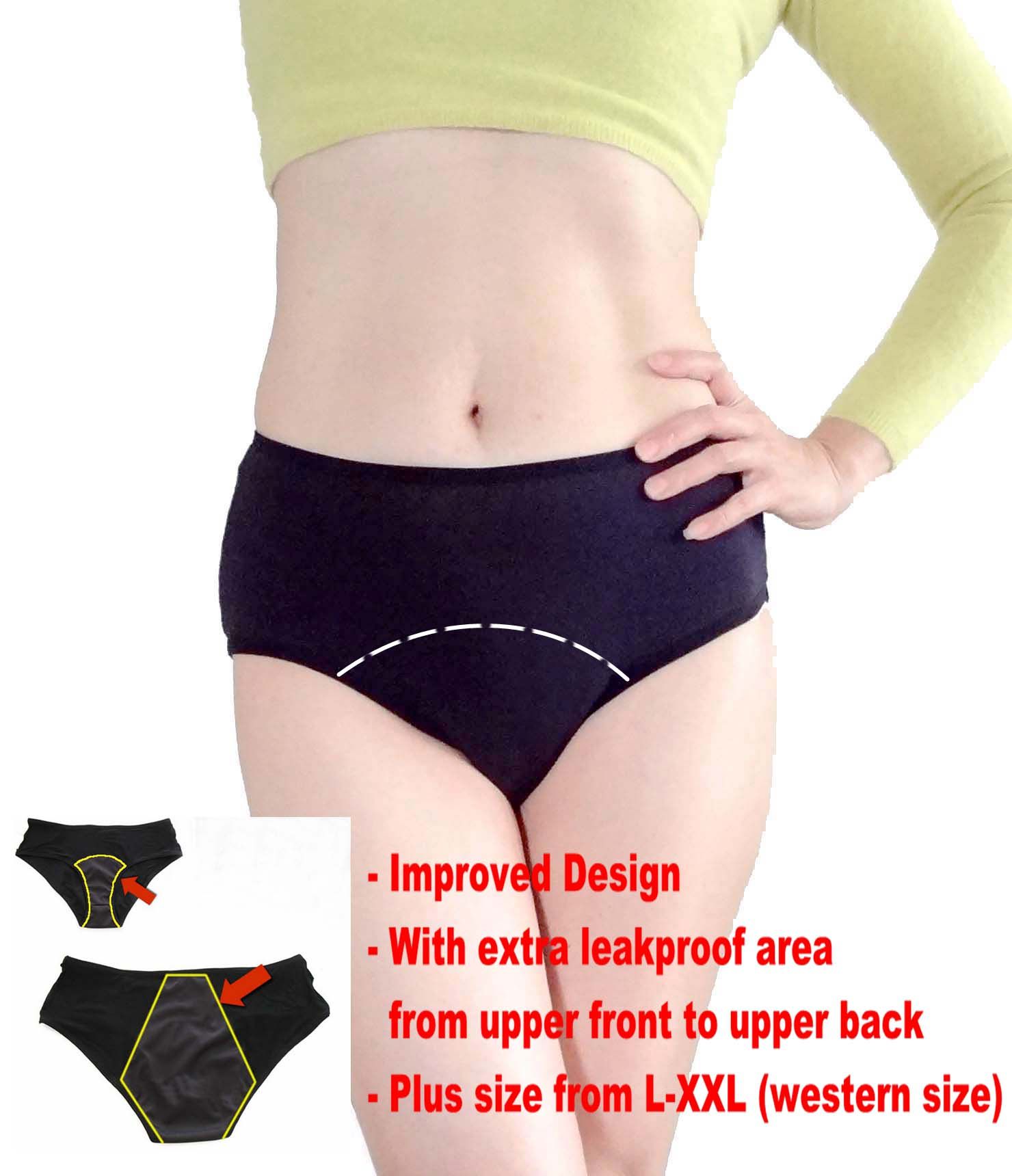 2017 Plus Size Women'S Period Proof Leakproof Menstrual Panties Leak