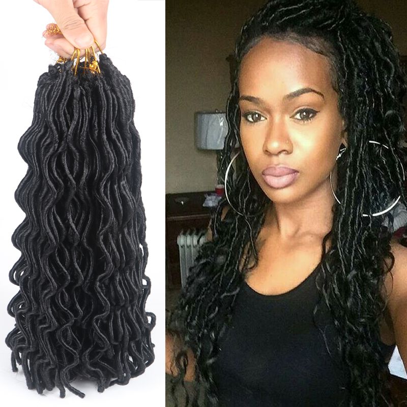 24 24 soft goddess faux locs tresse crochet