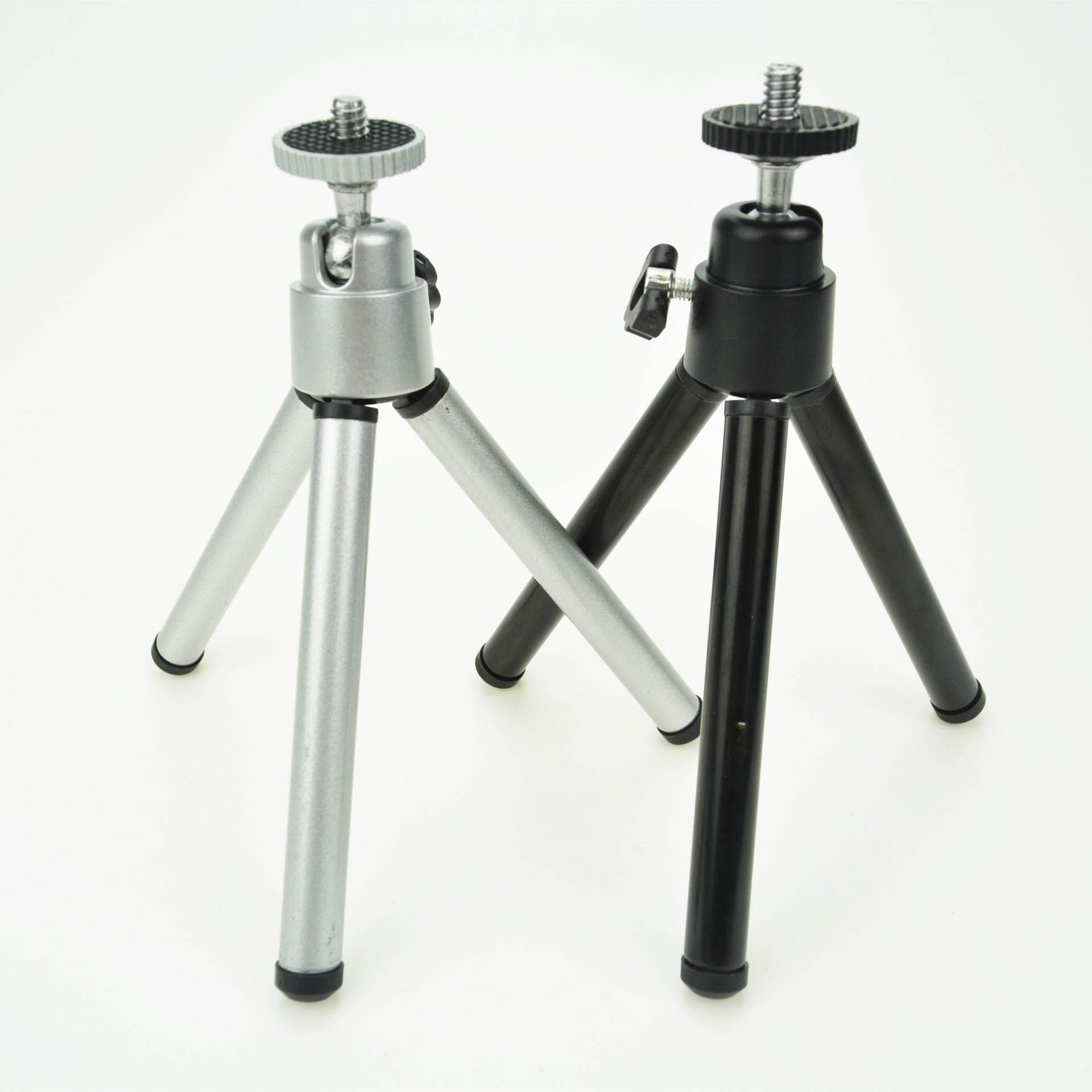2018 Aluminum Mini Tripod Stand 1/4 Screw Flexible Aluminum Flashlight