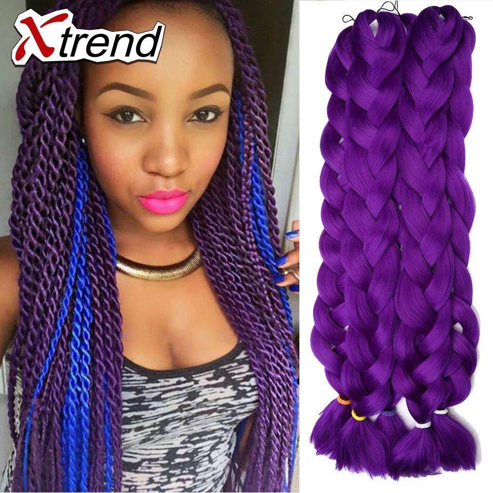 Wholesale Xtrend Best Sale 42'' 165g Ombre Braiding Hair For Box Braids