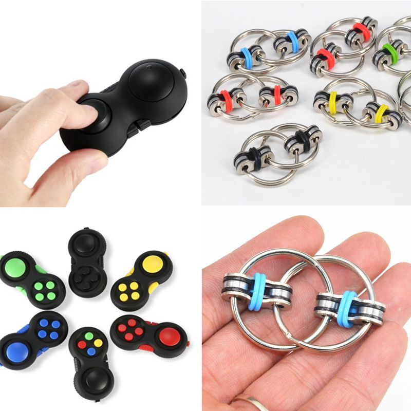 key ring fidget spinner