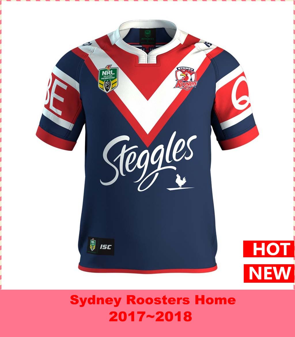 2017 Australian Sydney Roosters 2017 Home Jersey Nrl Football Jersey