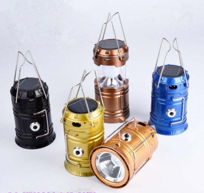 2018 Super Bright Solar Energy Portable Camping Lantern Outdoor Light