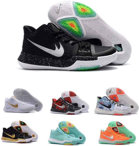 Cheap Kyrie 3 Basketball Shoes Men Women Orange Crossover Huarache Cavs Kyrie Irving 3s Iii