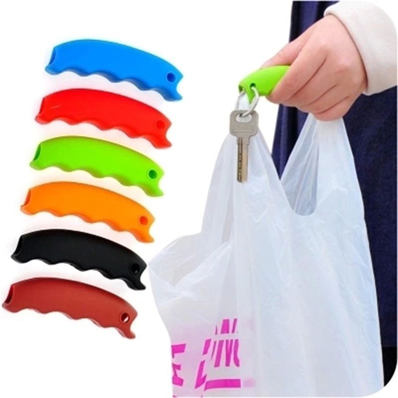 2017 Reusable Silicone Shopping Bag Handle Dhl Carry Bag Helper Tool