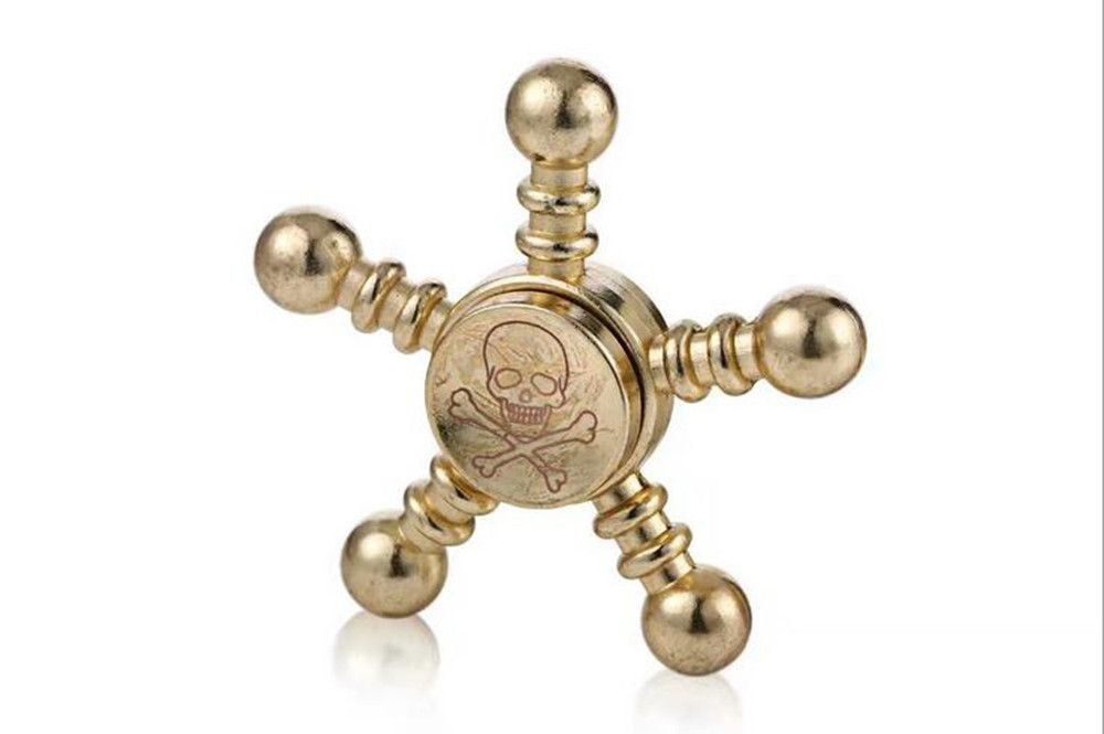 Skeleton Fidget Spinner Toy Anxiety Stress Hand Spinner Relief Focus