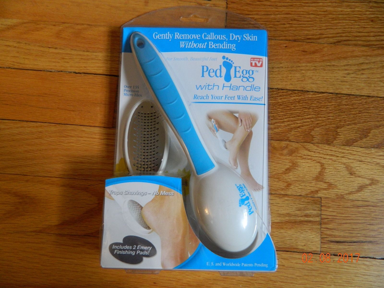New Arrival Ped Egg With Handle File Feet Care Foot Care Toolsa