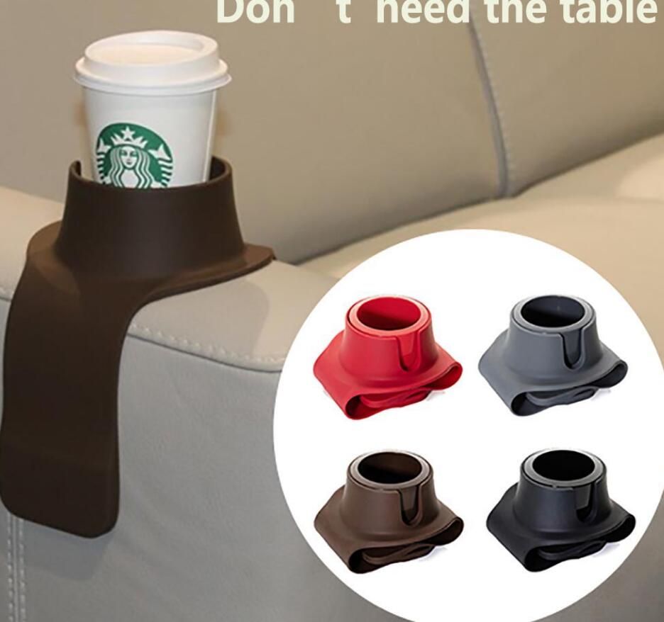 2017 Sofa Cup Holder Beverage Can Bottle Food Table Cup Mat Silicone