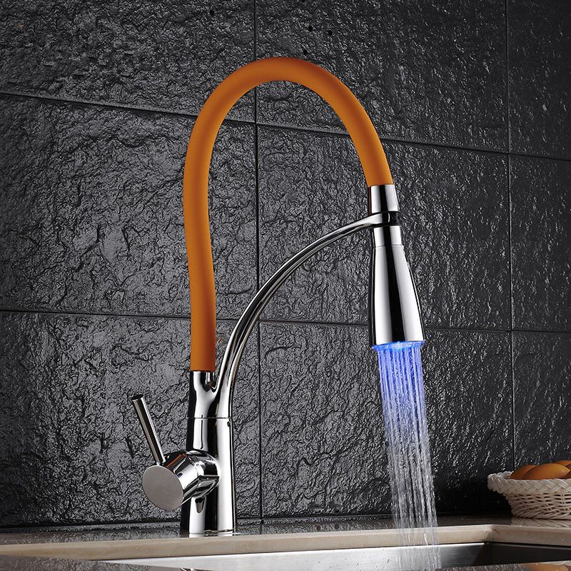 black and green chrome finish kitchen sink faucet deck mount pull out dual sprayer nozzle hot - Kitchen Sink Nozzle black and green chrome finish kitchen sink faucet deck mount pull out dual sprayer nozzle hot - Kitchen Sink Nozzle