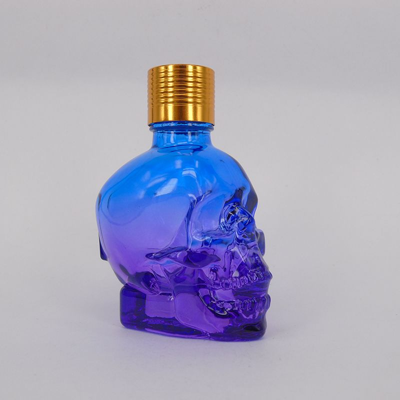 Skull Shaped Bottle E Liquid Glass Beauty Mixcolor Fragrance Oil Skull