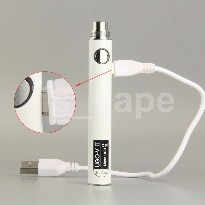 Dab Pen Battery Wholesale Ugo V Ii 2 Batteries Mirco Usb Cable Line For