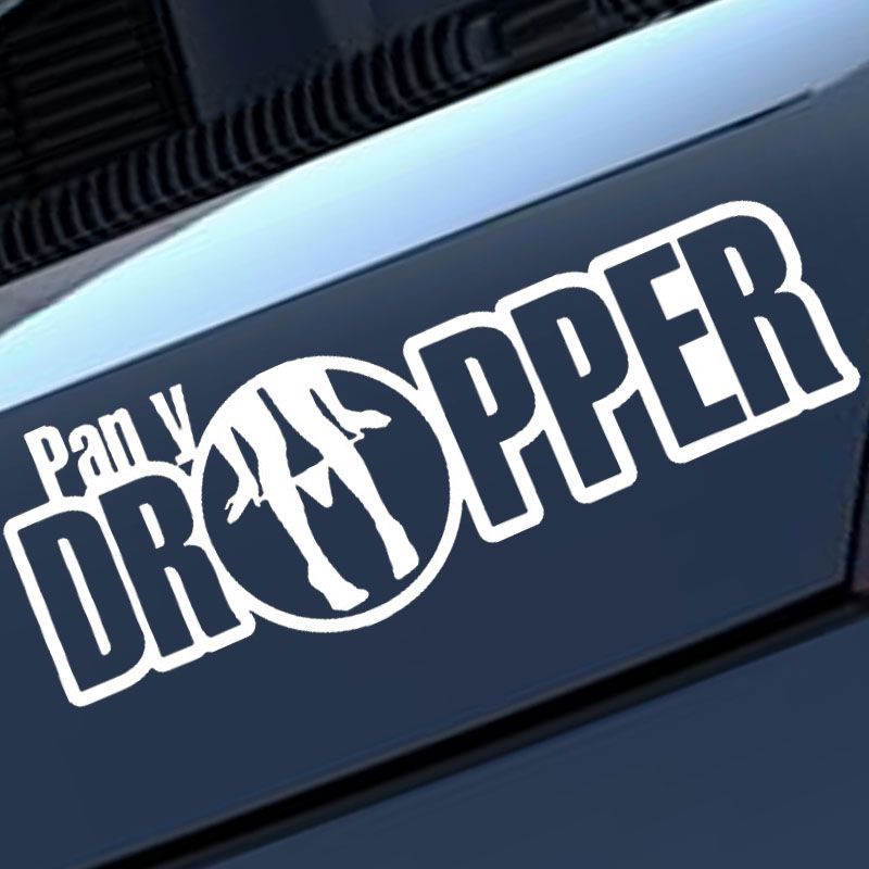 2017 Sexy Girl Art Letter Panty Dropper Car Sticker For Motorhome Truck