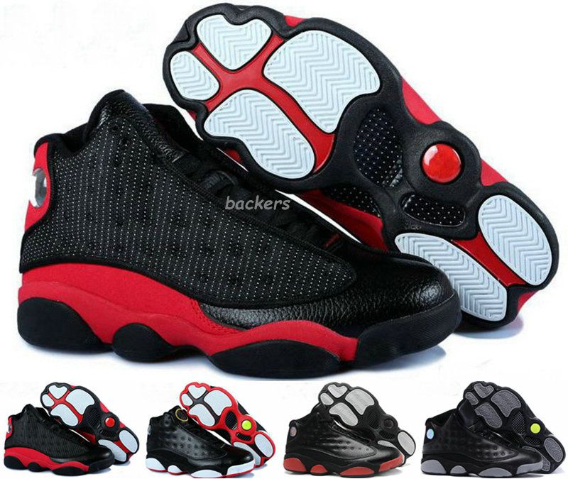 2017 New Air Retro 13 Xiii Mens Basketball Shoes Bred Navy Game