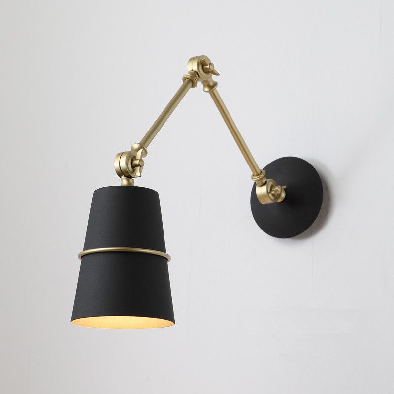 2017 Modern Adjustable Arm Copper Brass Wall Sconces Indoor Lamps Home Decor Bedside Lamp From ...
