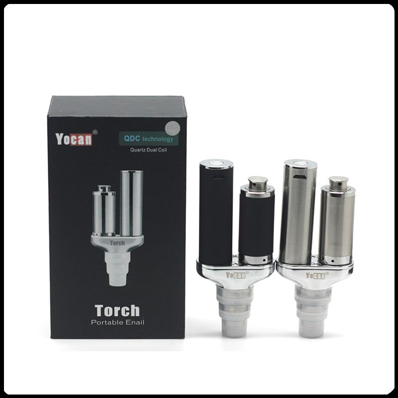 Original Yocan Torch Vaporizer Kit Enail Wax Pen With Quartz Dual Coil
