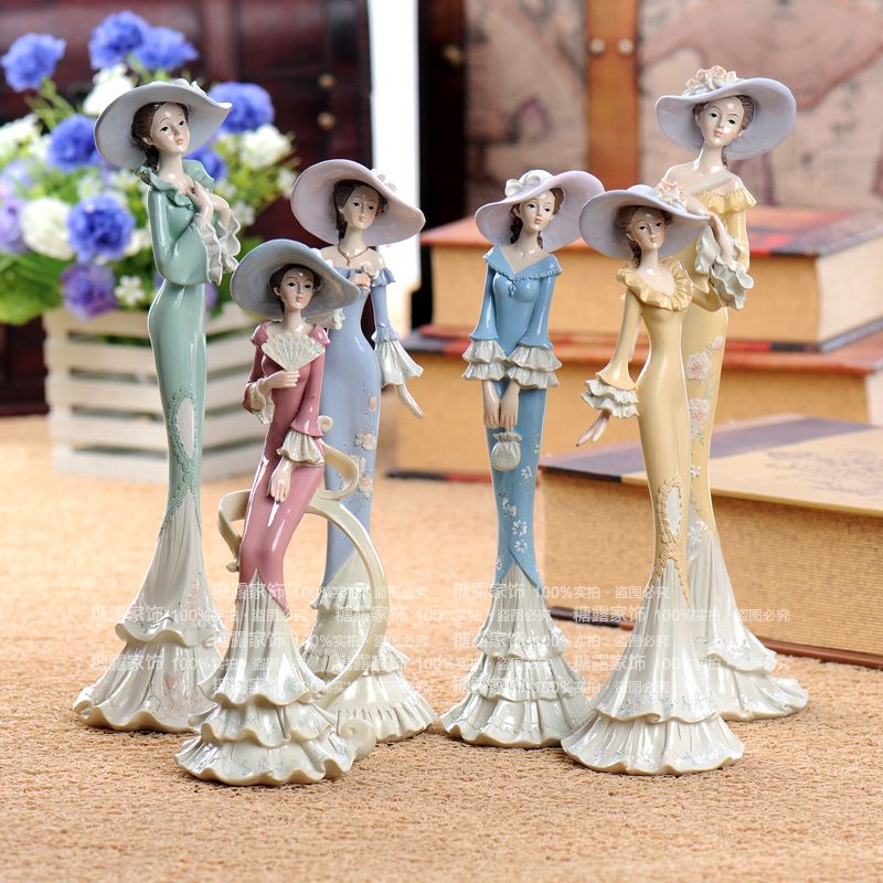 2017 European Style Handicrafts Arts And Crafts Noble Figures Victorian