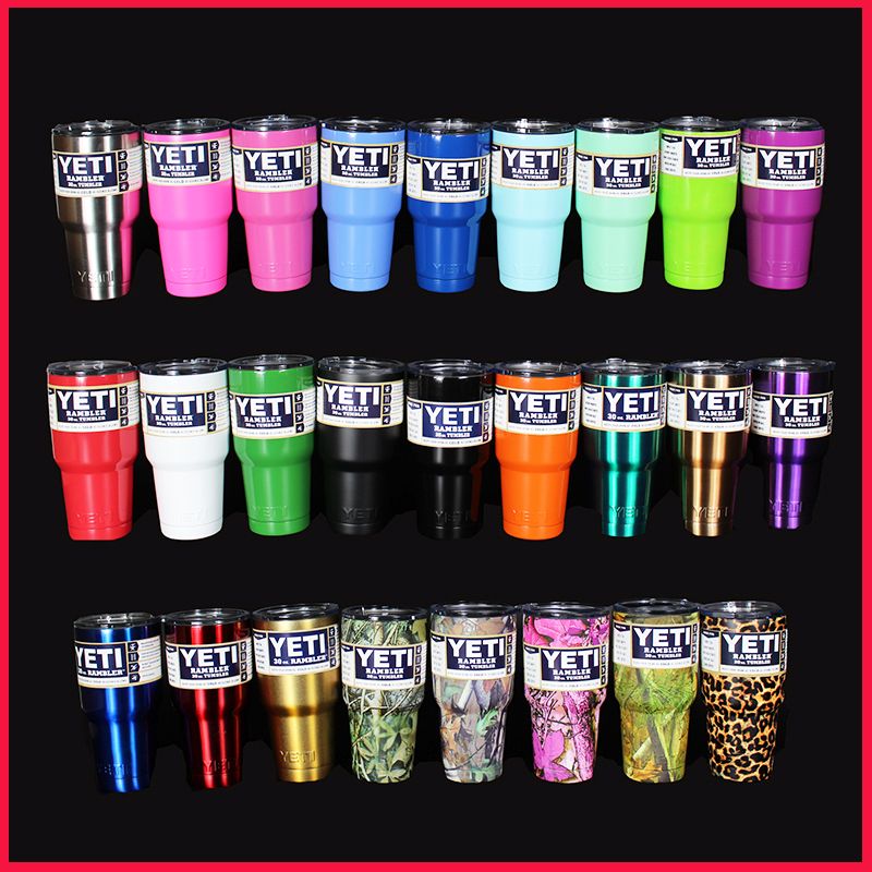 New Camo Color 30 Oz YETI Mugs Shiny Color YETI Rambler Tumbler Cup