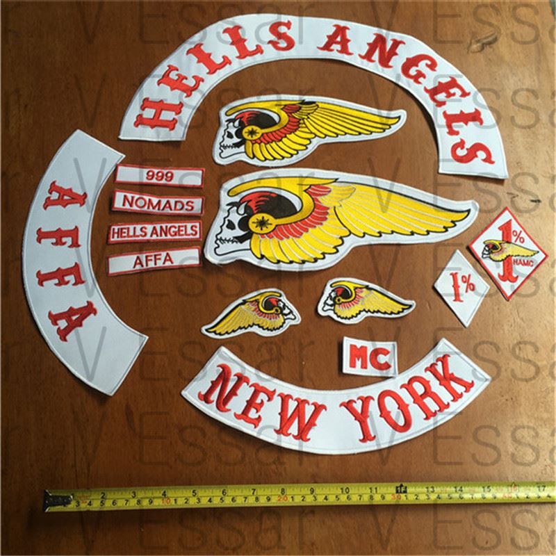 2017 Hells Angels Patch New York Embroidered Patches Armband Mc 1